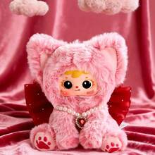 1个毛绒盲盒，可爱ABS脸猫咪玩偶吊坠，360°旋转眼睛，6款常规款+1款隐藏天使毛绒猫款（4%概率），女孩收藏甜美礼物（非毛绒） - 隨機一個 - 查看 10