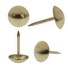 Tacks For Furniture 7/16\ Vintage Furniture Tacks Nails For Upholstery 200pcs Decorative Tack For Furniture DIY Gold Thumb Sofa Nails Furniture Tacks - Gold - View 1