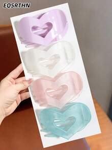 甜美别致，百搭风格。心形按扣设计极具吸引力！哑光光滑的质感，优雅耐用。镂空心形设计散发着甜美少女气息。按扣牢固不易松脱。适合日常通勤、约会外出等各种场合，轻松打造甜美酷炫风格。 - 彩色 - 查看 8