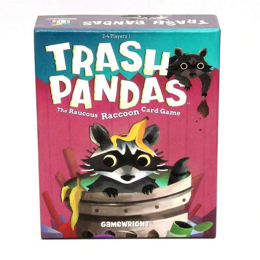 Comical Raccoon Card Game Board Game Festive Or Birthday Gift Violet-Coloured Cards Cards Card Game - Lilac Purple - View 1