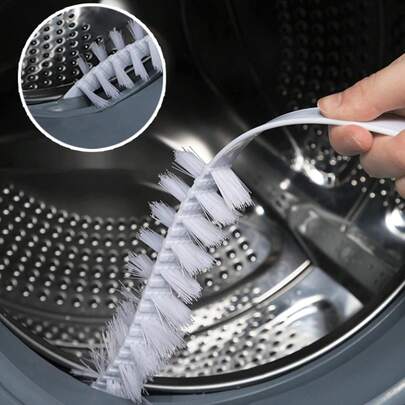 3pcs Washing Machine Cleaning Brush Set, Includes Drum Brush, Long Handle Brush, And Crevice Brush For Cleaning Washer Interior