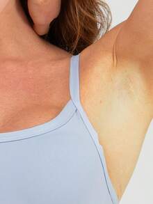 Fitness Tank Top Set (Spars) In Polyamide + High-Waisted Blackout Shorts (Zero Transparency) - Slim Blue - Blue Tank Top + Black Shorts - View 5