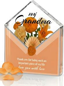 Cadeaux de grand-mère de la petite-fille, décoration de bureau mignonne pour l'anniversaire, Noël, la Fête des grands-parents - 1PC - Voir 8