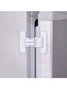 6pcs Refrigerator Door Closer, Safety Latch Auto Lock, Universal Fridge Door Tight Closer, Drawer Storage Box Auto Lock, Plastic Lock For Loose Closure, Double Buckle Design Anti-Open, Plastic Fridge Safety Lock, Self-Adhesive Closer, Non-Drilling Installation, Touch, Water Dispenser And Drawer Protection - Thickened Upgraded Version - View 11