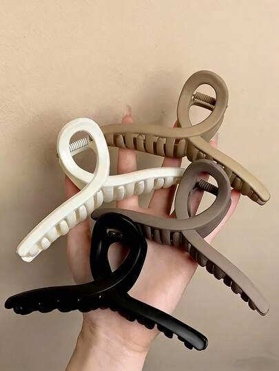 Korean Matte Hair Clips, Fashionable Daily Wear Hair Accessories