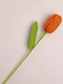 Crochet Flowers, Valentine's Day Gift, DIY Bouquet, Crochet Flower Graduation Gift, Handmade Tulip Rose, DIY Wedding Bouquet, Desktop Decor, Home Decor, Anniversary, Birthday Gift For Women, Wife, Lover, Friend - Multicolor - View 16