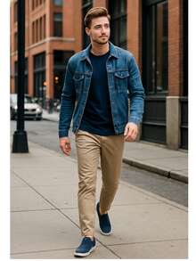 Tênis Sapatênis Slip On Casual Dia a Dia inimalista Sapato Versátil Leve Confortável Pronta Entrega Fácil de Calçar - Azul Marinho - Visão 1