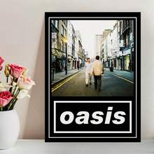 Póster de arte de pared de lienzo inspirado en Oasis - Sin marco, colores vibrantes, perfecto para la decoración de la sala de estar y el dormitorio - 222 - Ver 2
