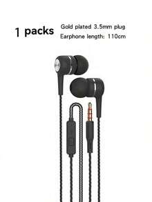 4/8个装 3.5mm 有线耳机，带麦克风，防噪音入耳式耳机，强劲低音，高清音质，兼容智能手机、iPad、MP3 等多种设备 - 彩色 - 查看 17