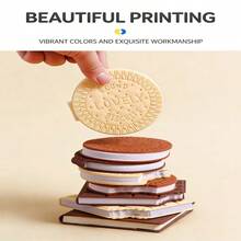 1本创意巧克力香味笔记本，迷你可爱学生便携式便签本，巧克力味记事本 - 彩色 - 查看 7