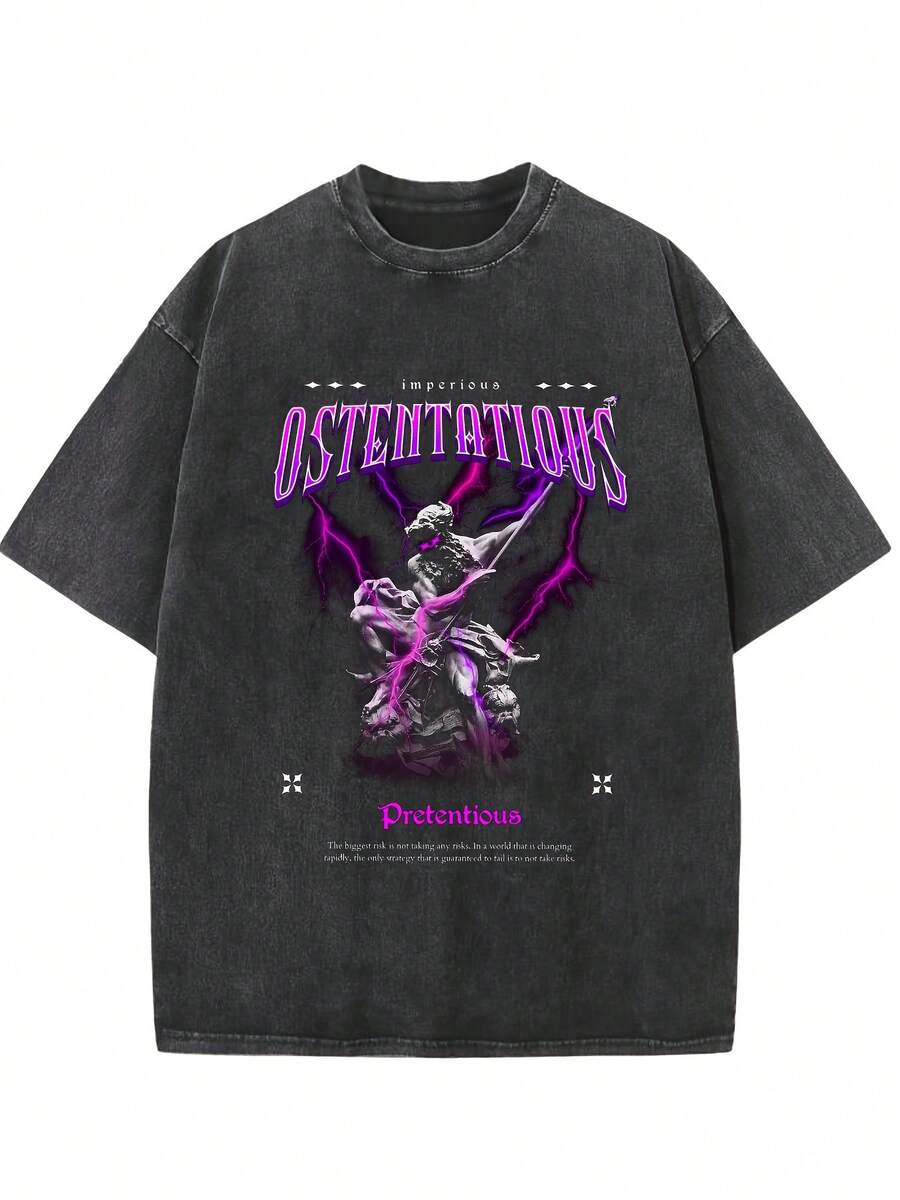 2026OSTENTATOPUSMeExtra-Large Solid Color Cotton Drop-ShoulderTMen's Vintage Streetwear Basic ShirtTLoose-Fitting Hip-Hop Unisex Top With Acid WashTShirt, High-QualityWaxPrintedCottonRetroFashionBrandT-Shirt,Men'sT-Shirt,BeachMust-HaveMen'sSummerT-Shirt,HolidayGift,PerfectGift,Easter,Graphictshirts,100percentcotton,Graphicteesmen,Summerclothes - màu đen - Xem 1