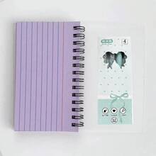Tear-Off Spiral Notebook Memo Pad Note Book + Word Notebook - Multicolor - View 1