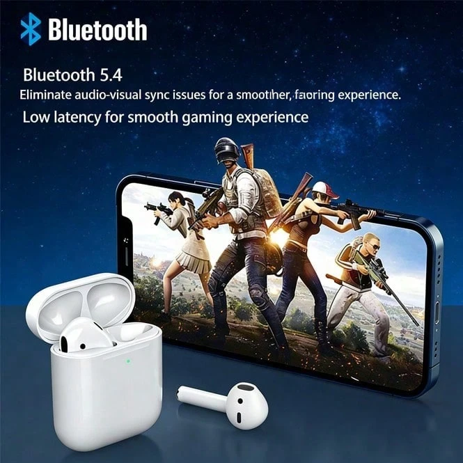 REMAX The PB-BT260 Wireless Bluetooth Earbuds Feature A Stable Bluetooth Connection, Type-C Charging, Long Battery Life, And A Lightweight Semi-In-Ear Design For Easy Portability. Available In White. - View 1