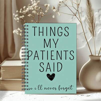 1pc A5 אסתטי אחות סיעוד מחברת ספירלה יומן מסע, חיוני בית ספר סיעוד מתכנן ספירלה לנשים, מתנות הוקרה לאחיות, פנקסים לסיום לימודים אחות, ארגונית אישית האנטומיה של האדם