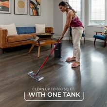 O-Cedar H2prO Flat Mop System | Quick Cleaning Tool | Clean With Clean Water | Machine Washable Reusable Microfiber Mop Pad |  On Wood Floors, Vinyl, Tile, Baseboards, Walls - H2proO - 查看 6