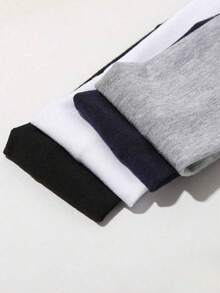 4pcs/Set Solid Color Thin Sports Headband, Suitable For Workout, Fitness, Autumn/Winter Women Holiday Outfit, Women Hair Accessories, Women Elegant Scarf, Women Soft Headband Summer Outfits - Multicolor - View 2