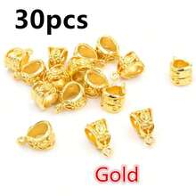 30pcs 13x8x8mm Tube Bead Bails Pendants Connector DIY Jewelry Making Accessories For Necklace Bracelets - Tube Bails - View 13