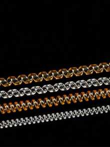 4pcs/8pcs/Set Transparent Ring Sizer Adjuster, Invisible Coil Wrapped Adjustable Rings, Multiple Combinations Available. Transparent Spring Telephone Cord Shaped Ring Sizer. Jewelry Ring Blank And Accessories, Home & Living Supplies. - A - View 8