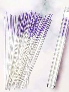 80pcs Unscented Ear Piercing Cleaning Floss, Plastic Ear Care Tools For Men And Women, Anti-Blocking Ear Piercing Dirt Cleaner Lines - 查看 8