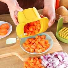 Multi-Functional Home Kitchen Creative Vegetable Cutter Convenient Fruit Dicer Carrot Slicer Vegetable Chopper New - Multicolor - View 5