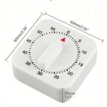 Temporizador de cozinha magnético - Temporizador de contagem regressiva preciso, sem necessidade de carregamento, forte fixação magnética, adequado para cozinhar, assar e aprender. - Multicolorido - Ver 10