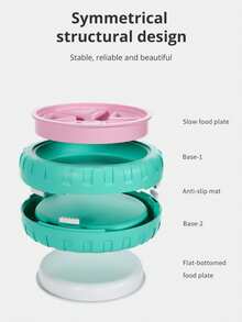 1pc Pet Slow Feeder Bowl, Anti-Choke Pet Water Bowl, Anti-Spill Dog Bowl, Dual-Use Slow Feeder & Water Bowl, Anti-Slip Interactive Treat Dispenser Dog Bowl - 500ml - View 7