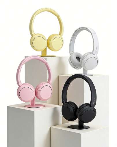 Sony WH-CH520 Wireless Bluetooth Headphones: Lightweight And Comfortable To Wear, Digital Sound Enhancement Engine, Long Battery Life, Clear Sound Quality, And Retro-Style Versatile Colors.