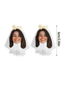 Sedotan Pesta Kustom, Potongan Wajah Kustom, Stiker Foto Wajah untuk Pesta Ulang Tahun, Pernikahan, Pesta Wisuda, Pesta Lajang, Pesta Perayaan, Dekorasi yang Dipersonalisasi, Dekorasi Pesta Lajang - MultiWarna - View 10