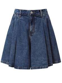 Women Shorts - Blue - View 6