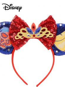 Disney 1 pieza Diadema con corona y lazo, accesorio de disfraz para fiesta, adecuado para el Día de San Valentín, fiesta de vacaciones - Estilo corona - Ver 3
