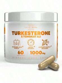 3 Boxes Sinpuyle Turkesterone Tongkat Ali 60 Caps - 1000mg For Ultimate Energy & Stamina Boost - 75ml - View 2
