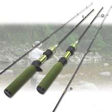 SEACHASER 1.4M 超輕量碳纖維釣竿，BFS，1-5g 餌重，淡水釣用紡車與路亞竿 - 黑色 - 查看 3