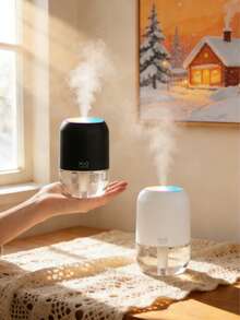 USB Powered Humidifier, 2-In-1 Aroma Diffuser Humidifier, Available In 3 Colors, Portable & Compact, Ultrasonic Quiet Humidifying, Suitable For Bedroom, Hotel, Dorm, Bathroom, Pet Room, Yoga Studio, Etc. - Mist - View 7