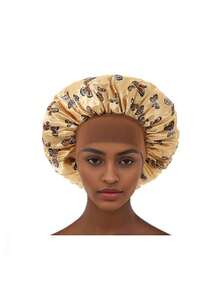 1件装缎面蝴蝶结睡帽 - 柔软不褪色，呵护秀发，适合女孩睡眠，优雅睡衣，温和护发，质地顺滑，时尚睡帽 - A - 查看 7