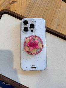 卡通小狗磁性手机支架，多功能懒人手机支架，便携式折叠手机气垫支架 - 彩色 - 查看 4