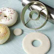 2/6/12pcs Stainless Steel Donut Cutter, 4.13 Inch Donut Cutter, Easy To Clean, Baking Tool, Suitable For Donuts, Bagels, Cookies And Pastries - Home And Professional Use - Silver - View 7