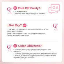 ROSALIND 24 Pcs Gel Nail Polish Set 20 Vibrant Colors Gel Polish With Base Coat And Top Coat Gel(Matt+Glitter) Yellow Orange Nude Pink Purple White Nail Polish Gel Kit Gifts For Manicure Lovers - 彩色 - 查看 9