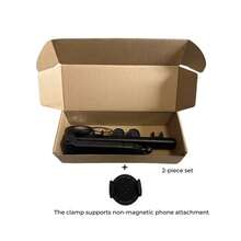 车载后座手机支架，磁吸+夹式通用设计，兼容MagSafe和非磁吸手机，伸缩调节，360°旋转，稳固安全，非常适合孩子看动画片和长途旅行，适用于所有手机型号 - 多款式 - 查看 11