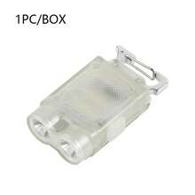 Magnetic Keychain LED Light, Multifunctional Flashlight, Rechargeable, Portable Light, Maintenance, Ultra-Bright Work Light HATS - White. - View 8