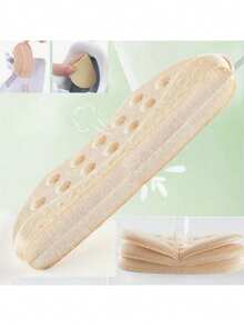 4 Miếng lót gót tự dính, màu be, dày - Được làm từ chất liệu sợi polyester, chống trượt và chống nổi bọt nước, miếng lót gót chống mài mòn, phù hợp với giày quá rộng, giúp ngăn ngừa trượt, ma sát và nổi bọt nước. - Màu da chữ A - Xem 3