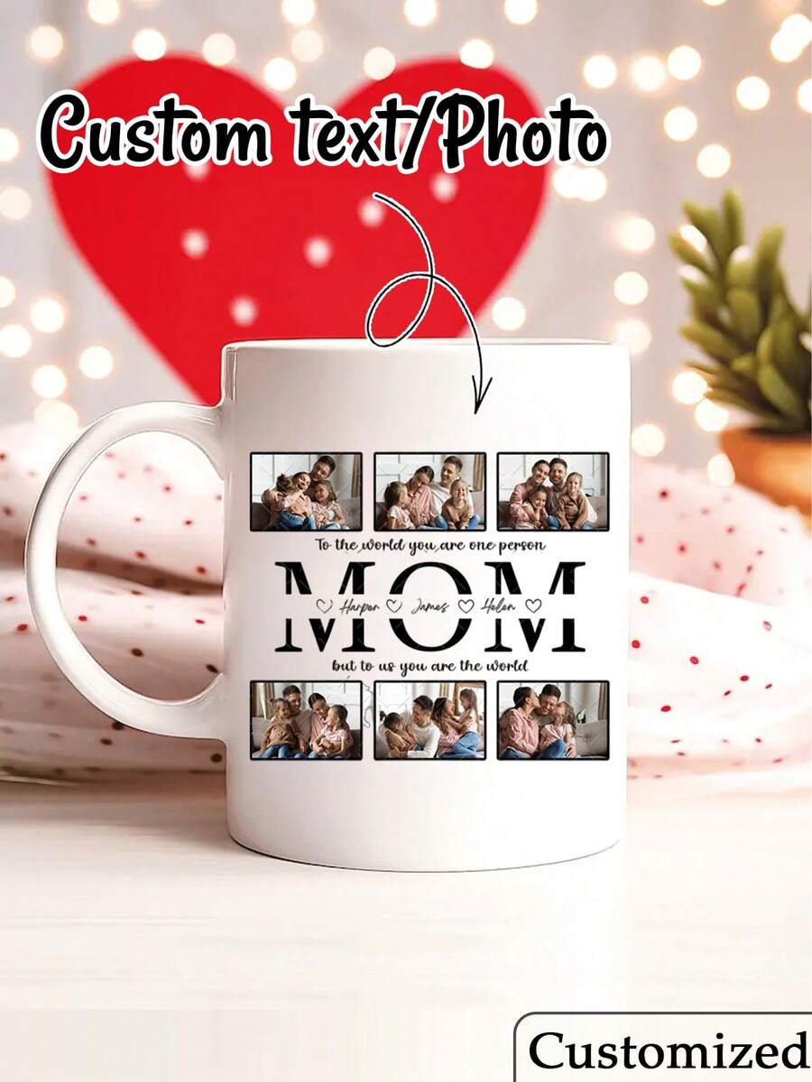 Cốc sứ in hình cá nhân dành cho mẹ, Cốc cà phê Ngày của Mẹ tùy chỉnh, Cốc in hình theo yêu cầu, Cốc dành cho mẹ lần đầu sinh con, Quà tặng cho mẹ mới sinh, Quà tặng Ngày của Mẹ, Quà tặng mừng em bé chào đời, Từ bé đến mẹ, Cốc cà phê dành cho mẹ, Cốc "Con yêu mẹ", Quà tặng dễ thương cho mẹ, Cốc cà phê gốm sứ, Cốc Ngày của Mẹ, Quà tặng của con gái dành cho mẹ, Cốc dành cho mẹ tuyệt vời nhất, Quà tặng cho mẹ. - Nhiều màu - Xem 1