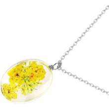 Collar Con Flores Encapsuladas en Cristal,43309219 - Multicolor - Ver 2