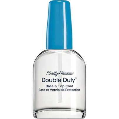 Sally Hansen Double Duty?, Base And Top Coat, Quick Dry, Long Lasting, Streak-Free Shine, Clear Nail Polish
