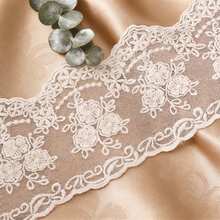 European Style Crown Lace Applique Satin Ribbon For Mother's Day DIY Gifts, Bridal Wedding Sewing Accessories, Vintage Embroidery Lace For Dresses, Home Decor Curtain Trim - Mesh Style Lace - View 11
