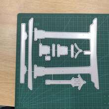 Card Making Kit Includes Metal Cutting Dies, Embossing Paper Molds, Paper Cutting Dies, Scrapbooking Machine Templates, Storage Bag And Other Related Supplies. - LX106-1 - View 5