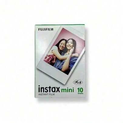 FujiFilm Mini Photo Paper (Available In 10/20/40/60/80/100 Sheets), Colored Border Instant Photo Paper, Compatible With Mini7s/8/9/11/12/25/90/Wide, Foil-Wrapped, Vivid Colors, Stable Imaging From 5-40℃.
