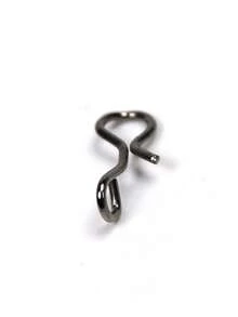 30pcs Fly Fishing Bait Snap Swivels, Quick Connect Steel Wire Pins For Fly Hooks, Fast Bait Attachment Tool - Black - View 4
