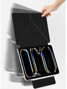 适用于 iPad Pro 11 英寸（2026 款 M5 M4 M3）、iPad Air 13 英寸（A16 第 11 代/第 10 代）、iPad mini（A17 2025 2024 2023 2022 款 M2）、iPad Pro 12.9 英寸（第 4 代/第 5 代/第 6 代）的保护壳 - 黑色 - 查看 8