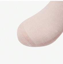 Skechers 3双装新款耐穿短款运动袜，男女通用 - 藕粉紅/白/粉紅 - 查看 3