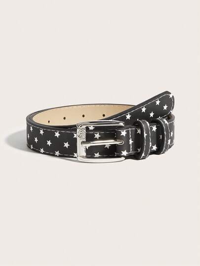 1pc Men's Retro Y2K Style Belt, 2026 New Pattern Leather Belt, Versatile For Jeans